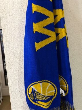 Golden State Warriors Blue & Yellow Basketball Scarf